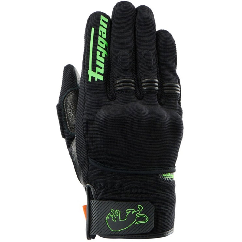 Guanti da moto Furygan Jet D3O Evo neri-verdi