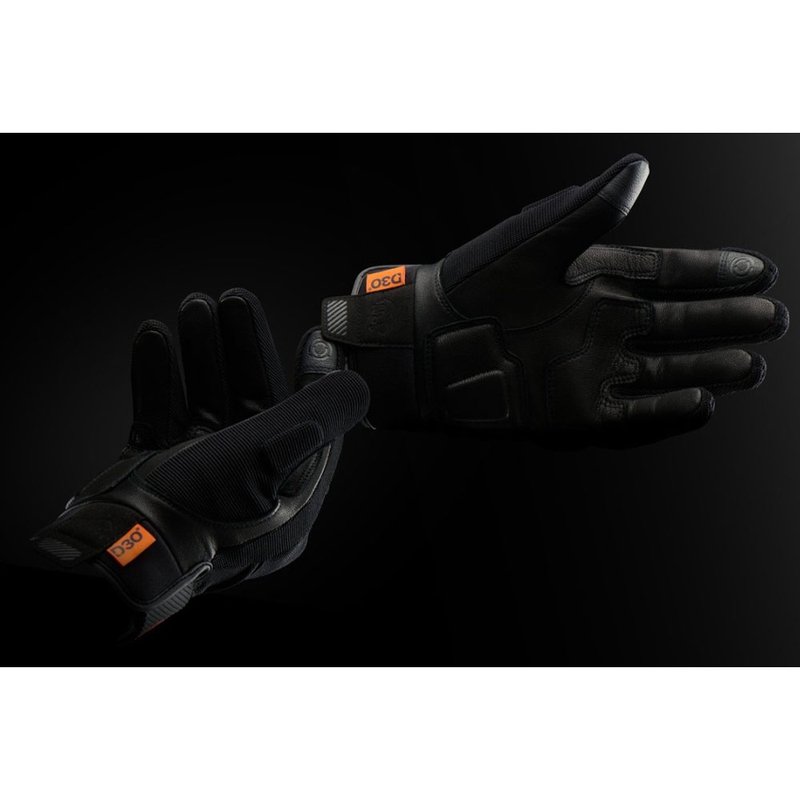 Guanti da moto Furygan Jet D3O Evo neri-verdi