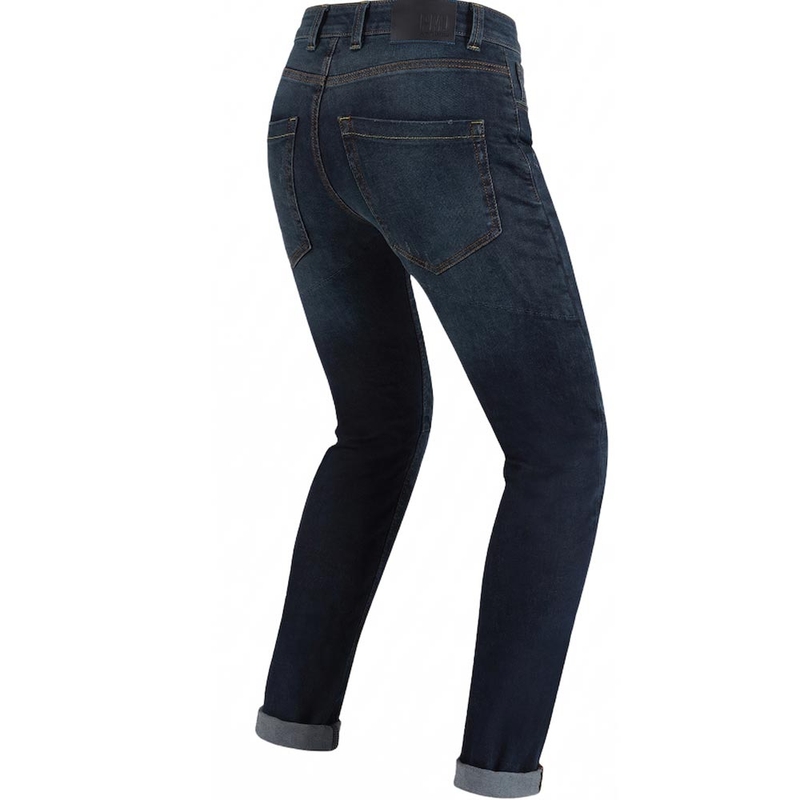 Jeans moto PMJ Caferacer Legend blu scuro Saldi