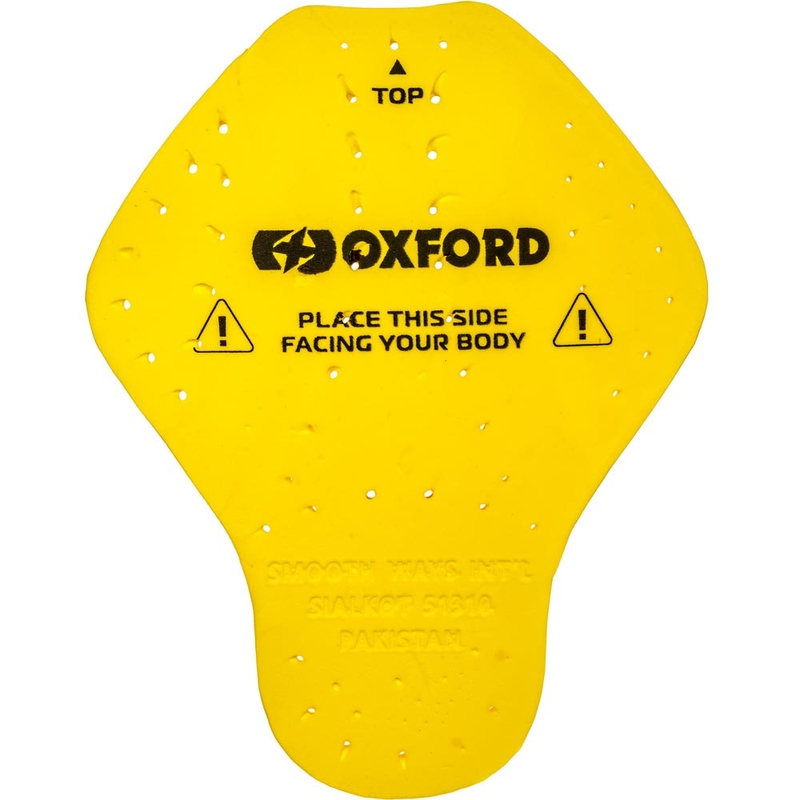 Protezione per la colonna vertebrale Oxford RB-Pi2 inserto certificazione CE2 giallo