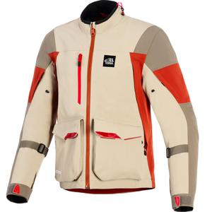 Giacca da moto Alpinestars Maxdura Drystar XF marrone-arancione