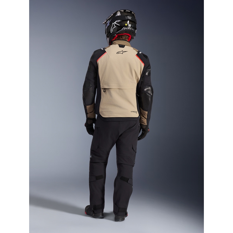 Giacca da moto Alpinestars Andes PRO Drystar XF marrone-nero-arancione