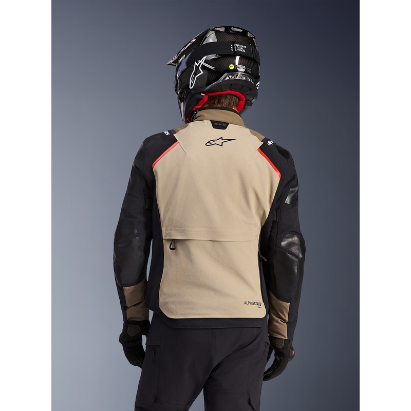 Giacca da moto Alpinestars Andes PRO Drystar XF marrone-nero-arancione