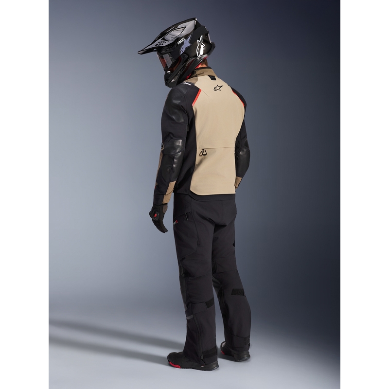 Giacca da moto Alpinestars Andes PRO Drystar XF marrone-nero-arancione