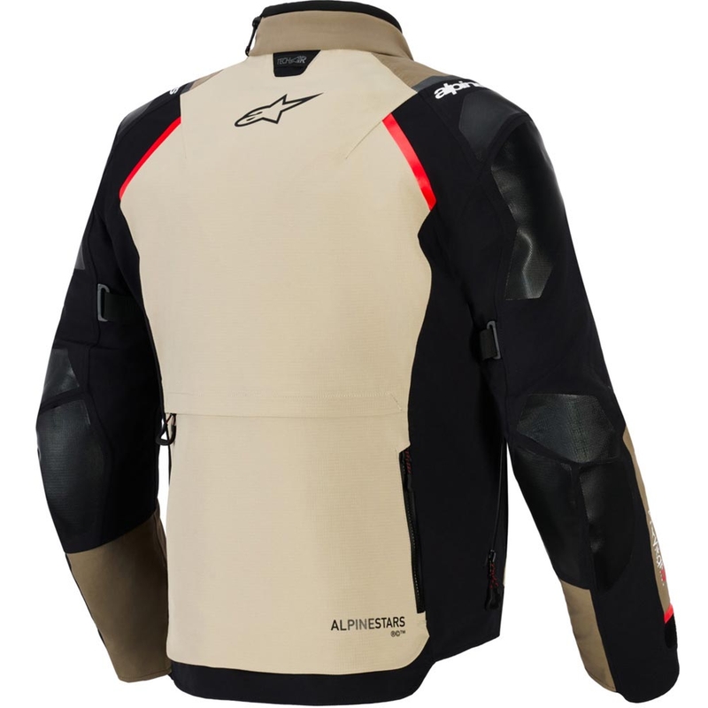 Giacca da moto Alpinestars Andes PRO Drystar XF marrone-nero-arancione