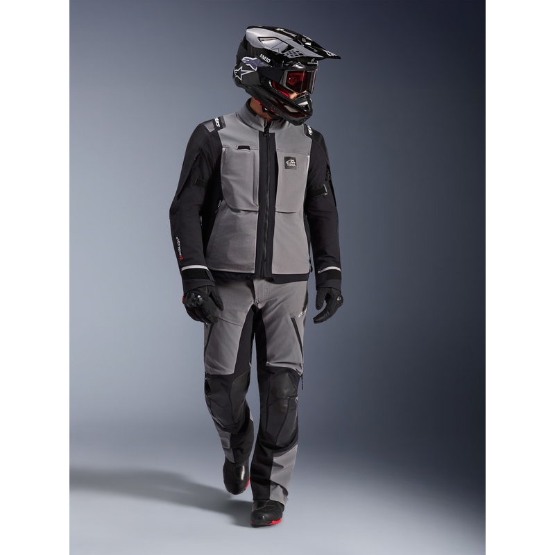 Giacca da moto Alpinestars Andes PRO Drystar XF grigio scuro-nero