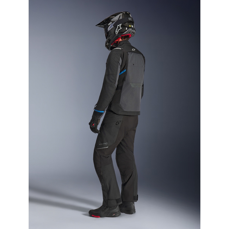 Giacca da moto Alpinestars Cusco Drystar, nera e grigio scuro.