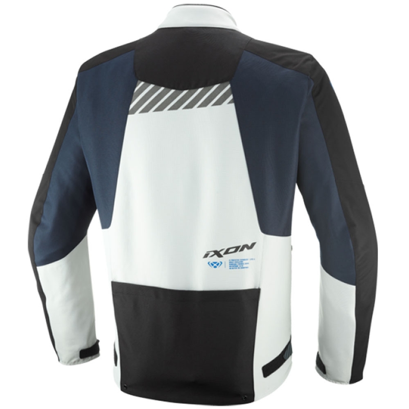 Giacca da moto IXON Tyr blu scuro-grigio-blu
