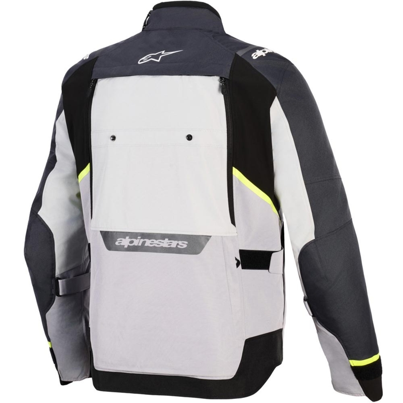 Giacca da moto Alpinestars Cusco Drystar grigio chiaro-azzurro chiaro-blu scuro
