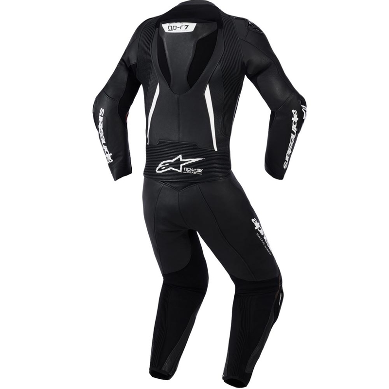 Tuta da moto in pelle a due pezzi da donna Alpinestars Stella GP-R7, nera