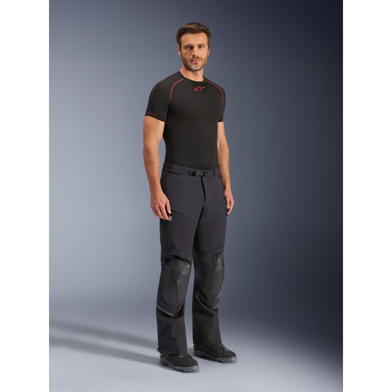Pantaloni da moto Alpinestars Andes PRO Drystar XF neri-grigio scuro