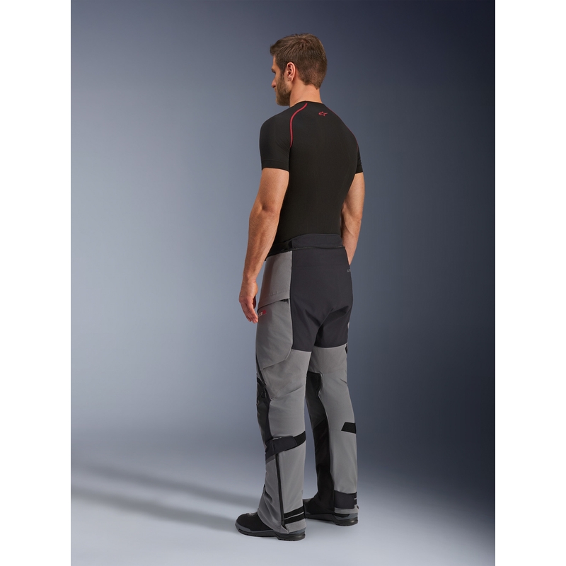 Pantaloni da moto Alpinestars Andes PRO Drystar XF grigio scuro-nero