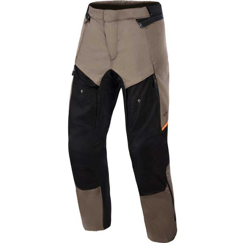 Pantaloni da moto Alpinestars Cusco Drystar marrone-nero