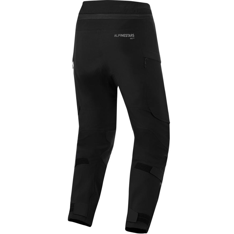 Pantaloni da moto corti Alpinestars Andes PRO Drystar XF, neri e grigio scuro.