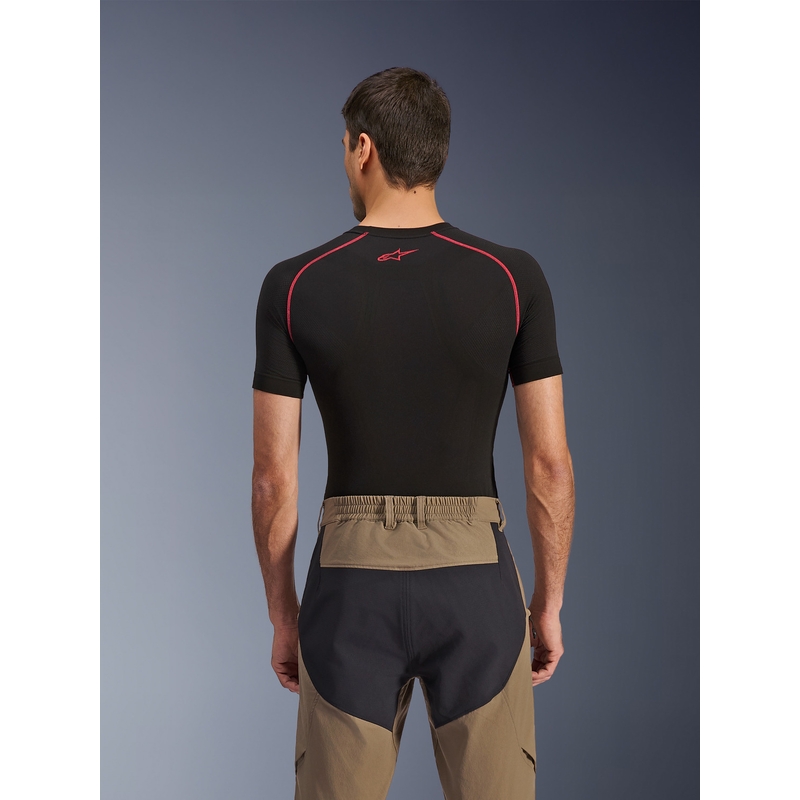 Pantaloni da moto Alpinestars Explore AST marrone-nero