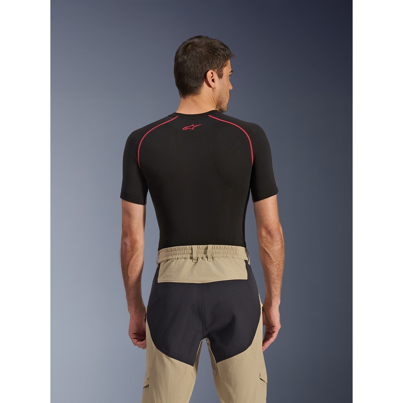 Pantaloni da moto Alpinestars Explore AST marrone chiaro-nero