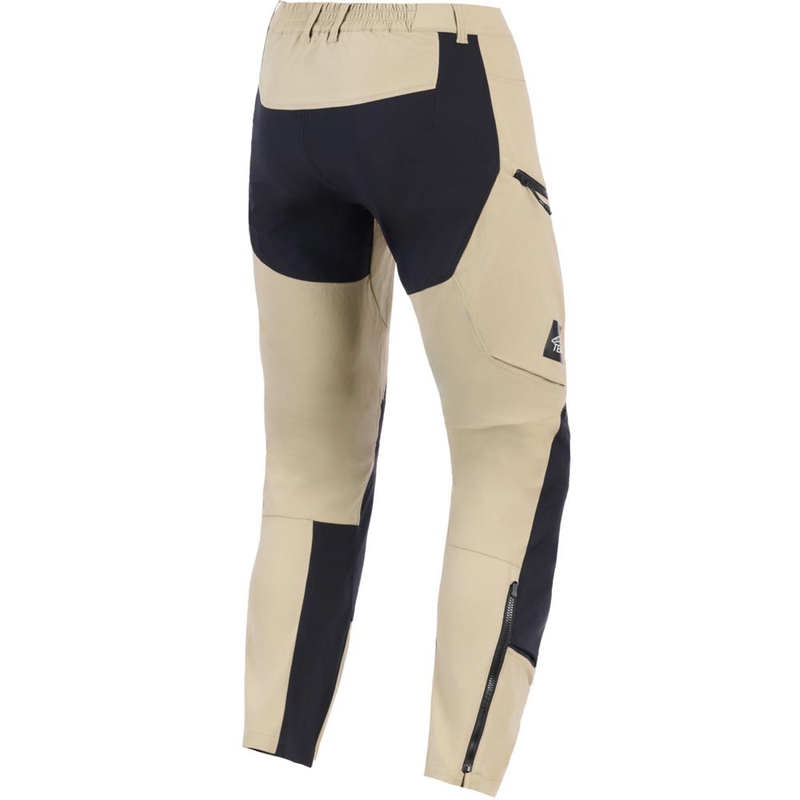 Pantaloni da moto Alpinestars Explore AST marrone chiaro-nero