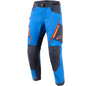 Pantaloni da moto Alpinestars Maxdura Dual blu-grigio scuro-arancione