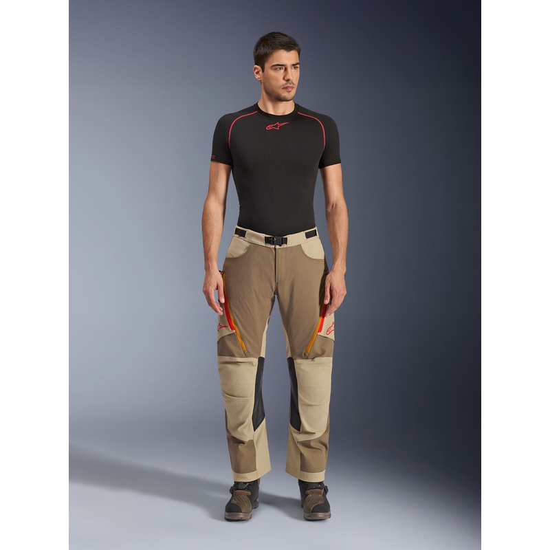 Pantaloni da moto Alpinestars Maxdura Dual marrone chiaro