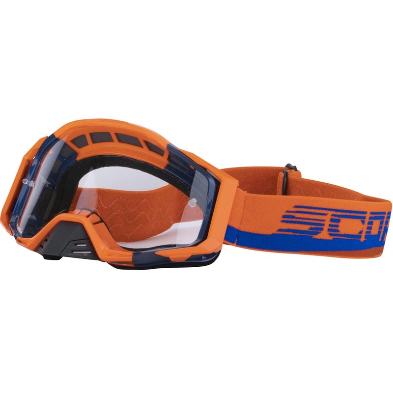 Occhiali da motocross Scorpion MX Mask arancione-blu