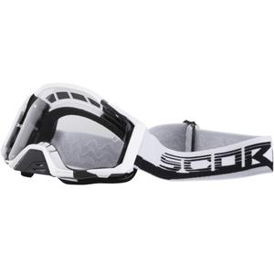 Occhiali da motocross Scorpion MX Mask bianco-nero