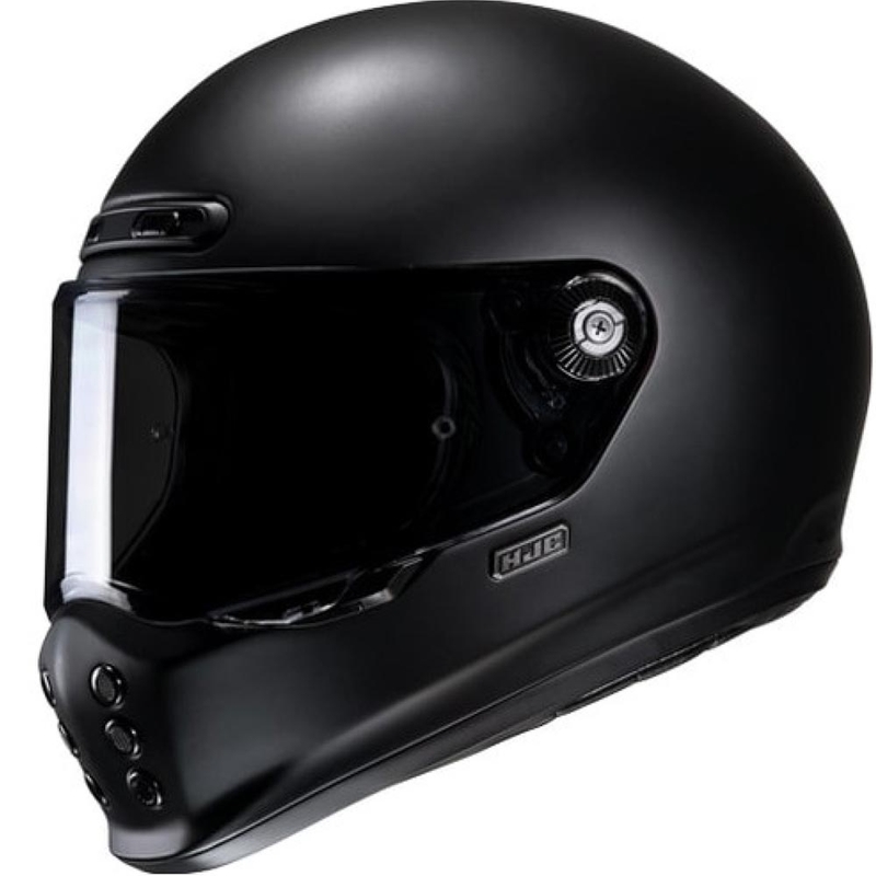 Casco integrale da moto HJC V10 Solid semipiatto nero