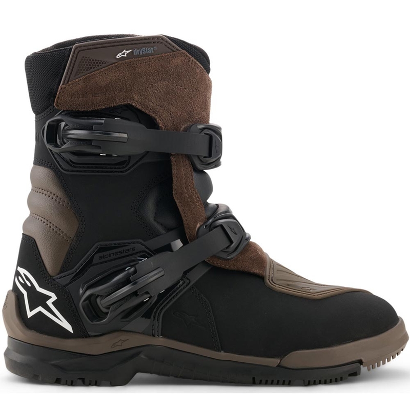 Stivali da moto Alpinestars Belize V2 Drystar marrone-nero