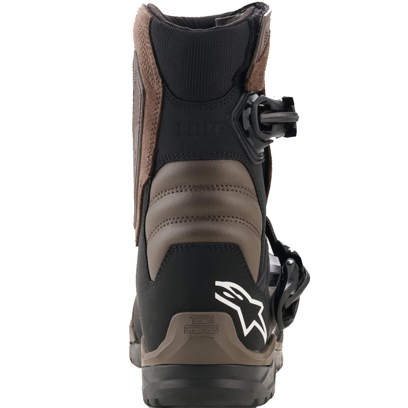 Stivali da moto Alpinestars Belize V2 Drystar marrone-nero