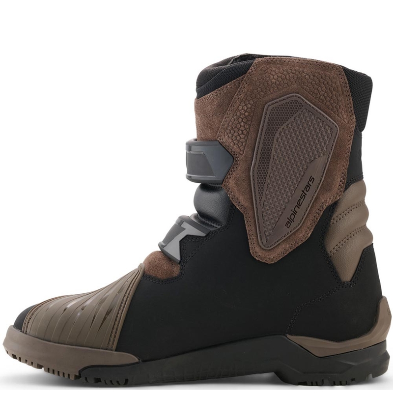 Stivali da moto Alpinestars Belize V2 Drystar marrone-nero