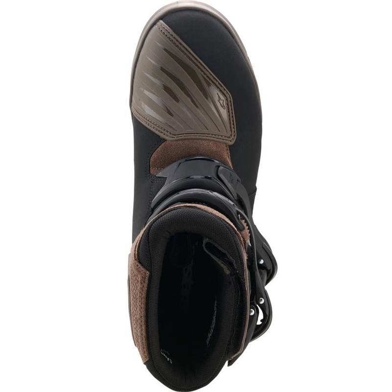 Stivali da moto Alpinestars Belize V2 Drystar marrone-nero