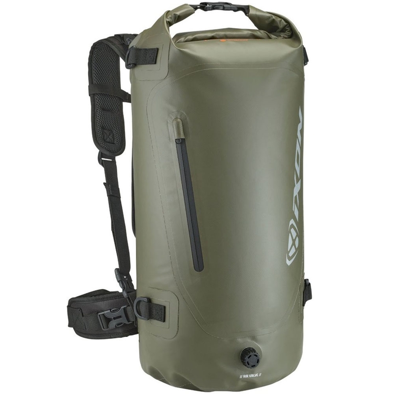 Zaino da moto IXON A-River 35 color kaki