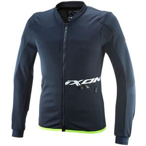 Felpa da motociclista IXON Arma blu-bianco-giallo fluo
