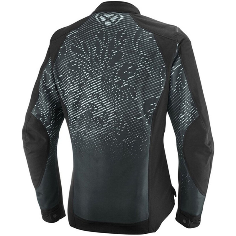 Giacca da moto da donna IXON Artemis nero-bianco