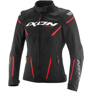 Giacca da moto da donna IXON Striker 2 Air WP Lady nero-rosso