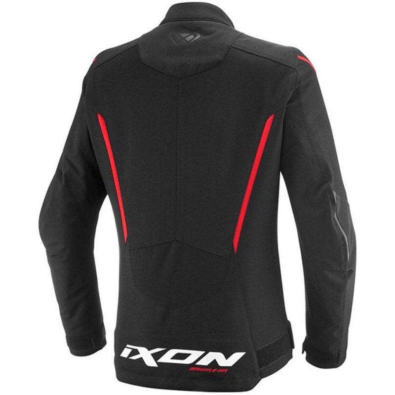 Giacca da moto da donna IXON Striker 2 Air WP Lady nero-rosso