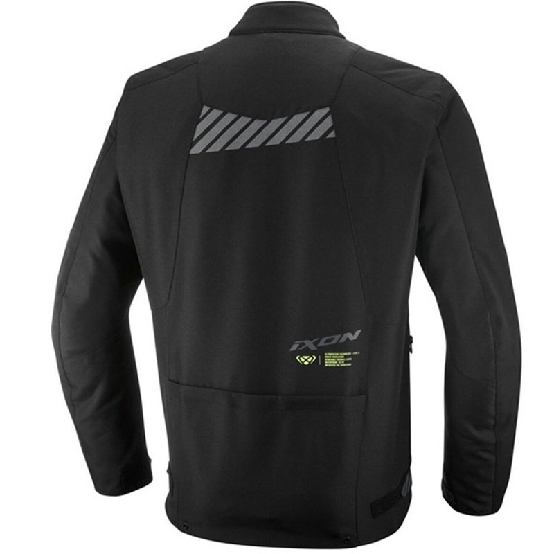 Giacca da moto IXON Tyr nero-giallo fluo