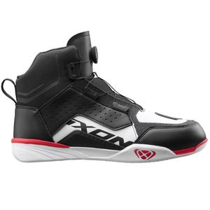 Stivali da moto IXON Vyper WP nero-bianco-rosso