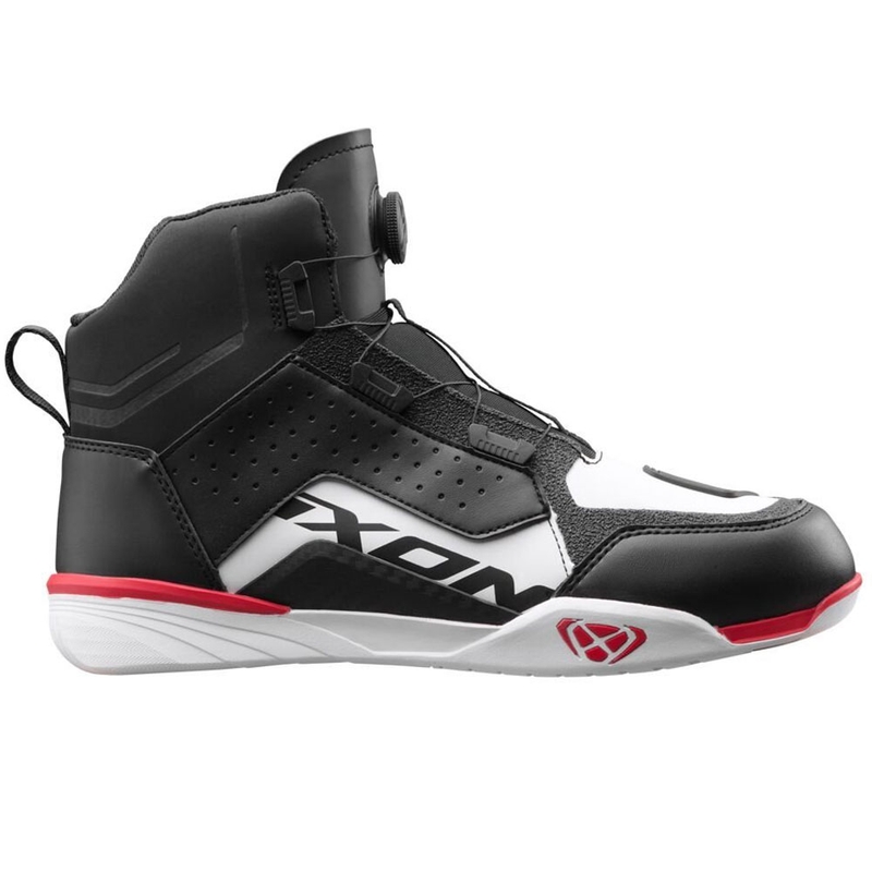 Stivali da moto IXON Vyper WP nero-bianco-rosso