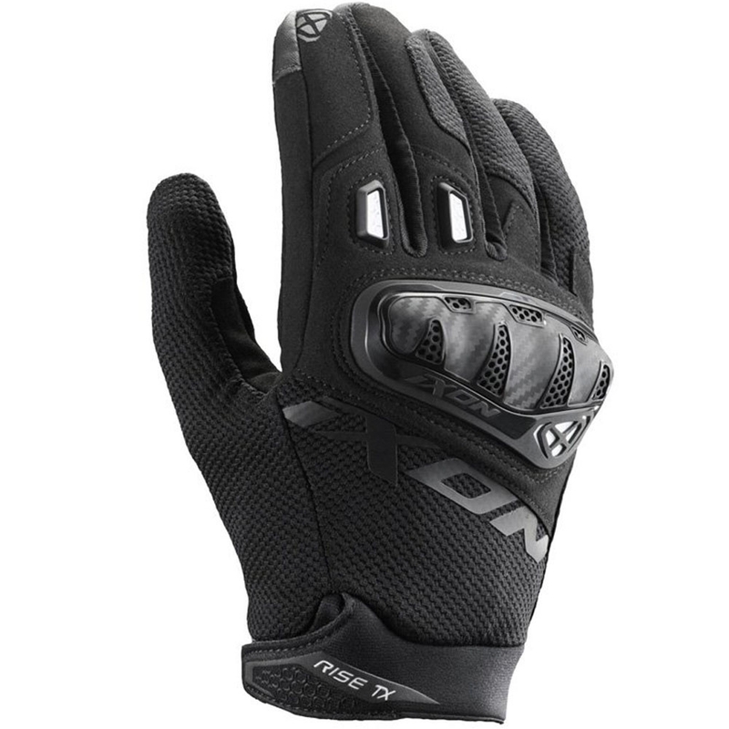 Guanti da moto IXON Rise TX nero-bianco