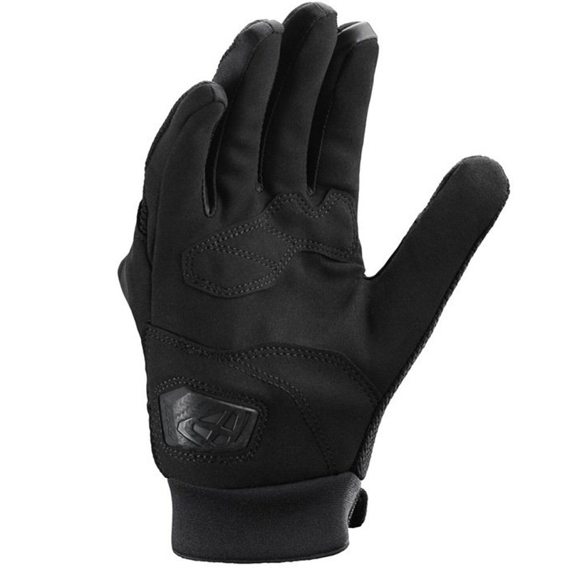 Guanti da moto IXON Rise TX nero-rosso fluo