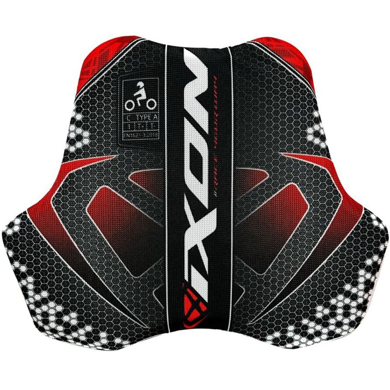 Protezione per il torace IXON IX-RACE nero-bianco-rosso