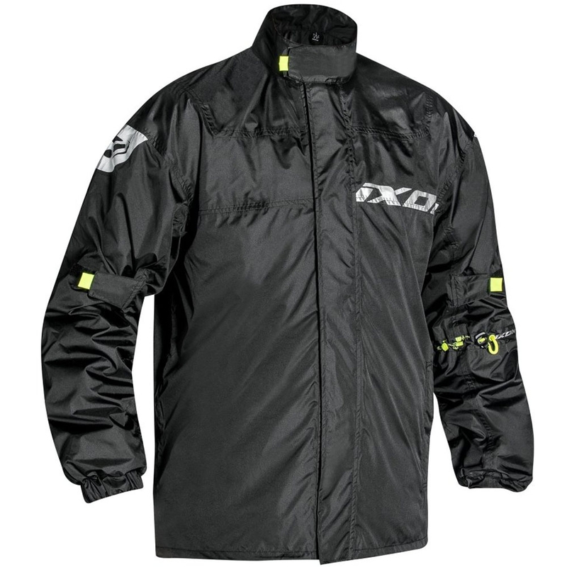 Giacca impermeabile IXON Madden nero-giallo fluo