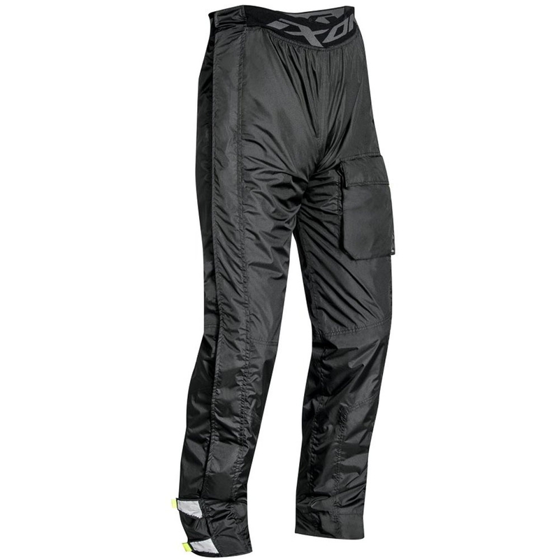 Pantaloni impermeabili IXON Sutherland nero-giallo fluo