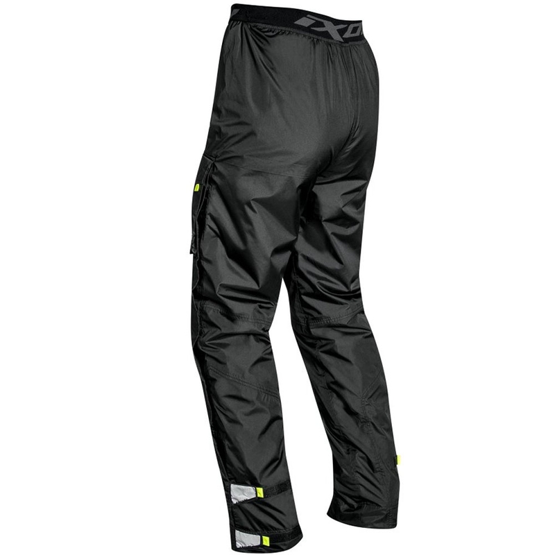 Pantaloni impermeabili IXON Sutherland nero-giallo fluo