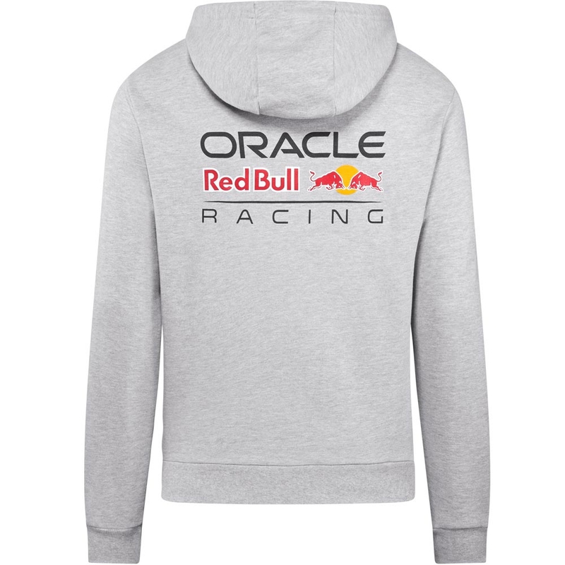 Felpa con cappuccio Oracle Red Bull Racing, edizione Racing, grigia