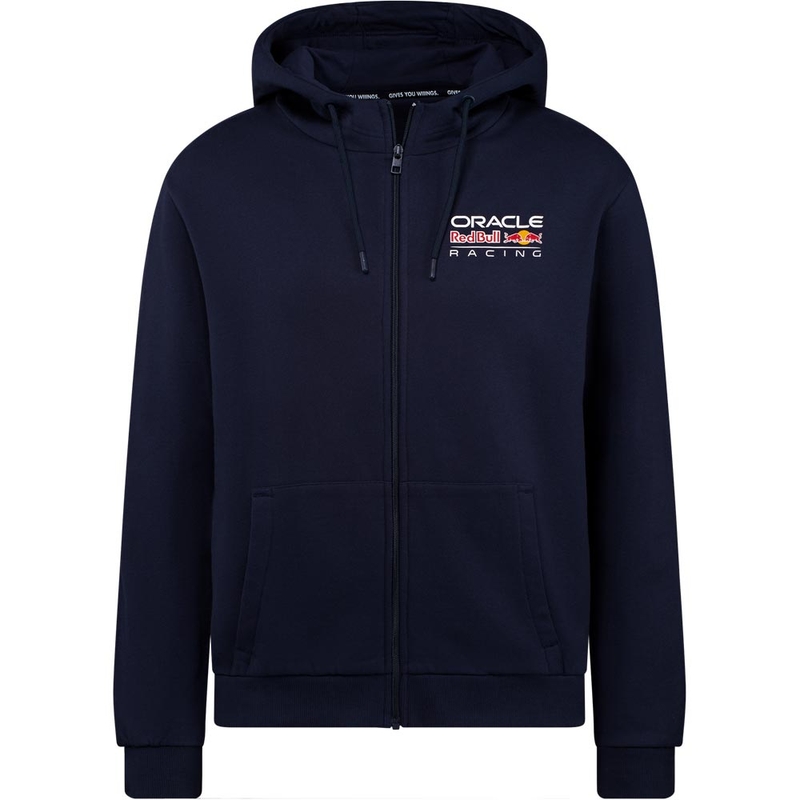Felpa con zip Oracle Red Bull Racing, blu scuro
