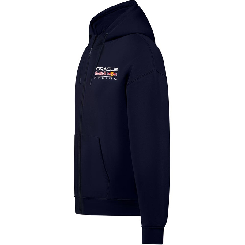 Felpa con zip Oracle Red Bull Racing, blu scuro