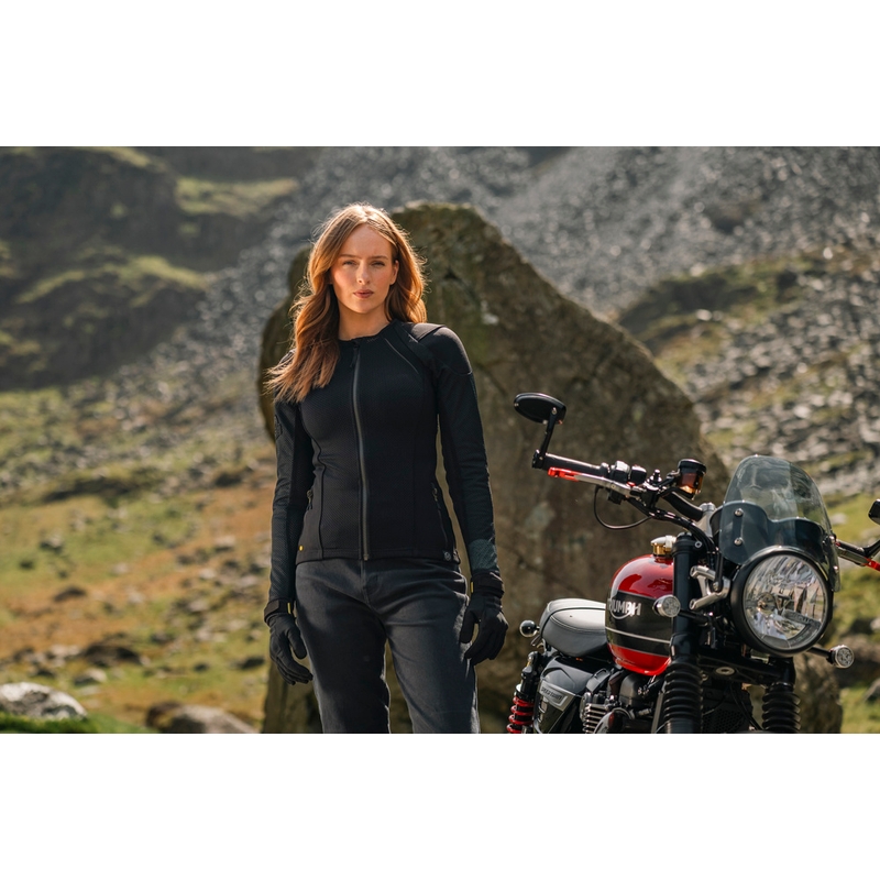 Giacca da moto da donna Knox Urbane PRO Mk3 nera