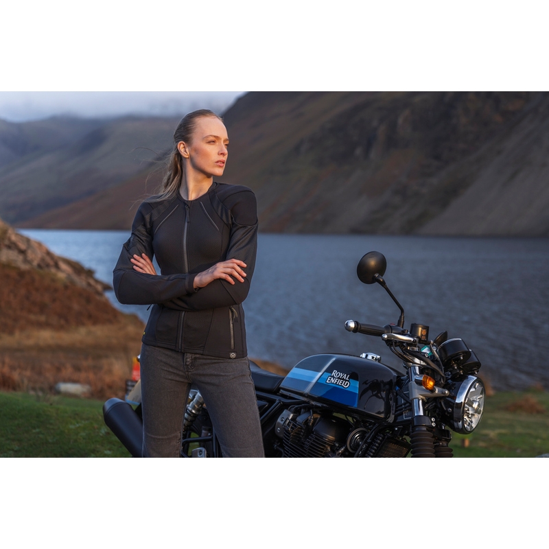 Giacca da moto da donna Knox Urbane PRO Mk3 nera