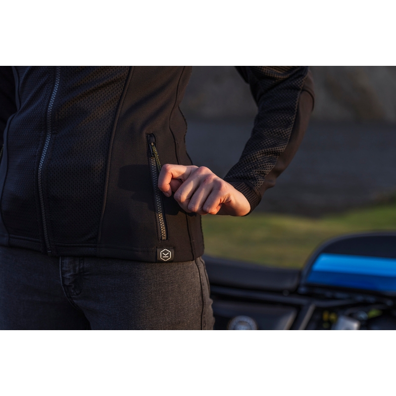 Giacca da moto da donna Knox Urbane PRO Mk3 nera